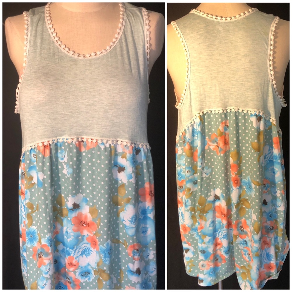 Floral Fit & Flare Blouse